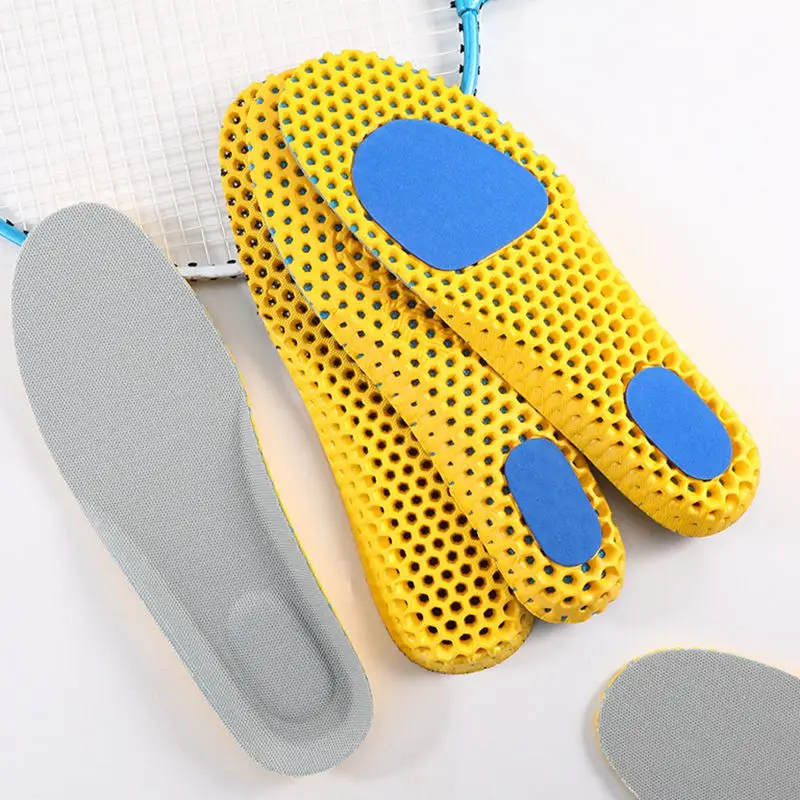 Стельки из пены с эффектом памяти для обуви, дышащие, дезодорирующие, ортопедические, для бега, для мужчин и женщин