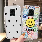 Чехол для Xiaomi Redmi Note 9 10 8 Pro 9A 9C 9s 10S 8T 10T Mi 11 Lite Capa Poco X3 NFC F3 M3 Smiley