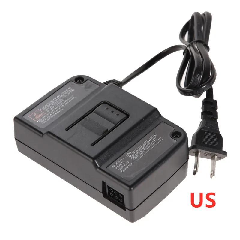 EU/US Plug Power Adapter, Replacement Wall Power Supply AC 100V-240V Adapter Charger Cable Adaptor for Nintendo N64 images - 6