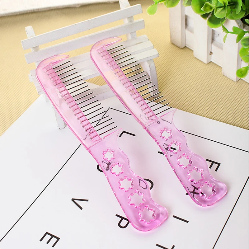 Расческа для волос 1 Ряд Зубов Сталь зуб гребень парика специальный Пластик Анти