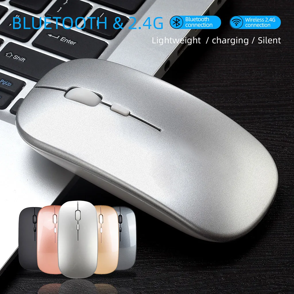 Перезаряжаемая Беспроводная игровая мышь M90 BT 5 0 USB двойной режим Мыши для ПК