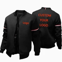 custom logo men hoodies jacket autumn long sleeve casual sport zip cardigan coat pullover sweatshirts dropshipping wholesale