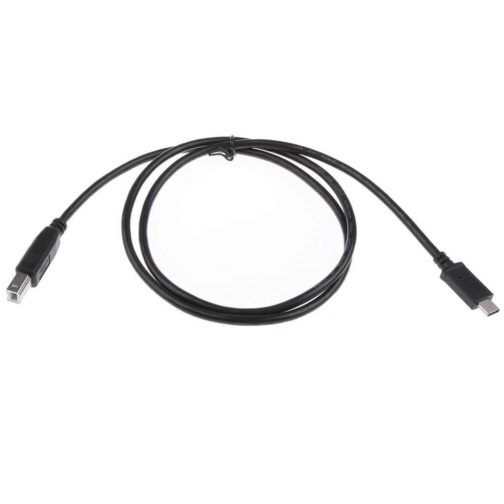 3x USB Type-c к USB2.0 Type-B Мужской зарядный кабель для печати 1 м |