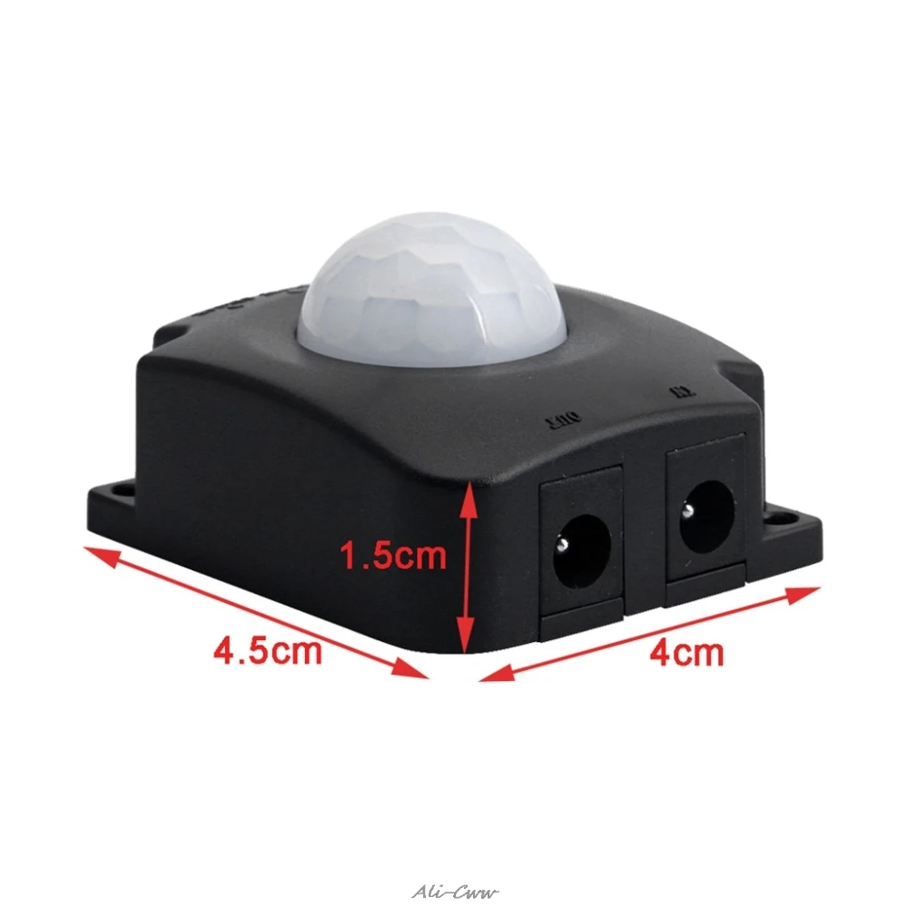 

Automatic DC 5V-30V 10A Infrared PIR Motion Sensor Switch For LED Light Strip New