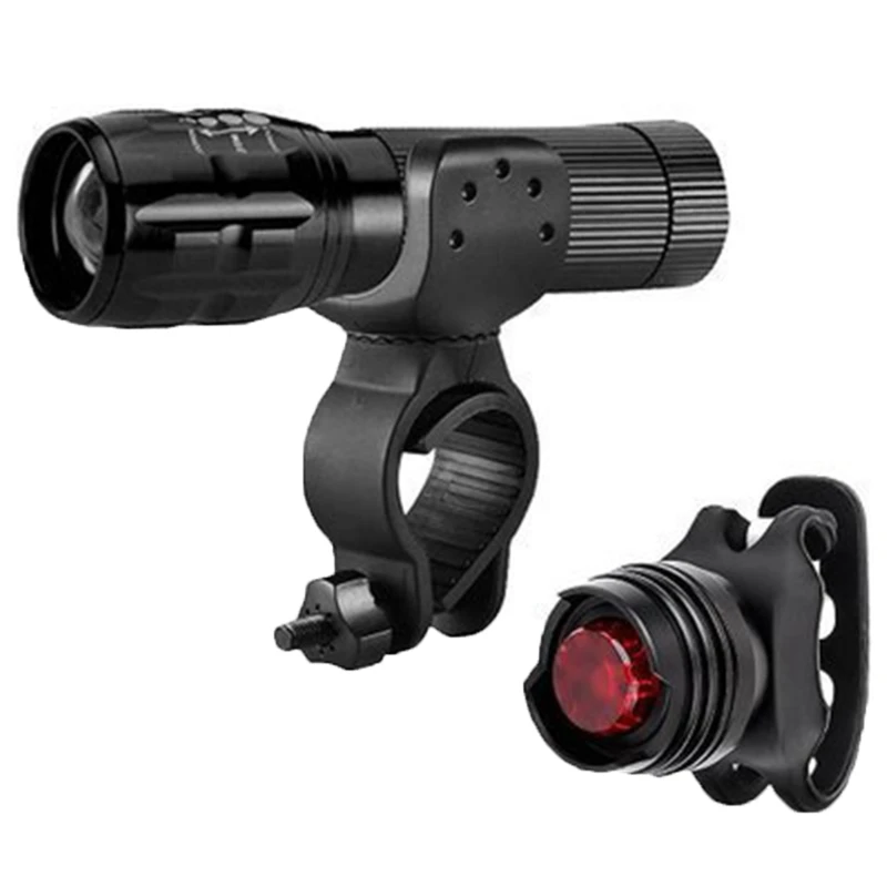 

MTB Road Bike Front Lamp Taillight Set Bicycle Cycling LED Headlight Rear Light XXUF