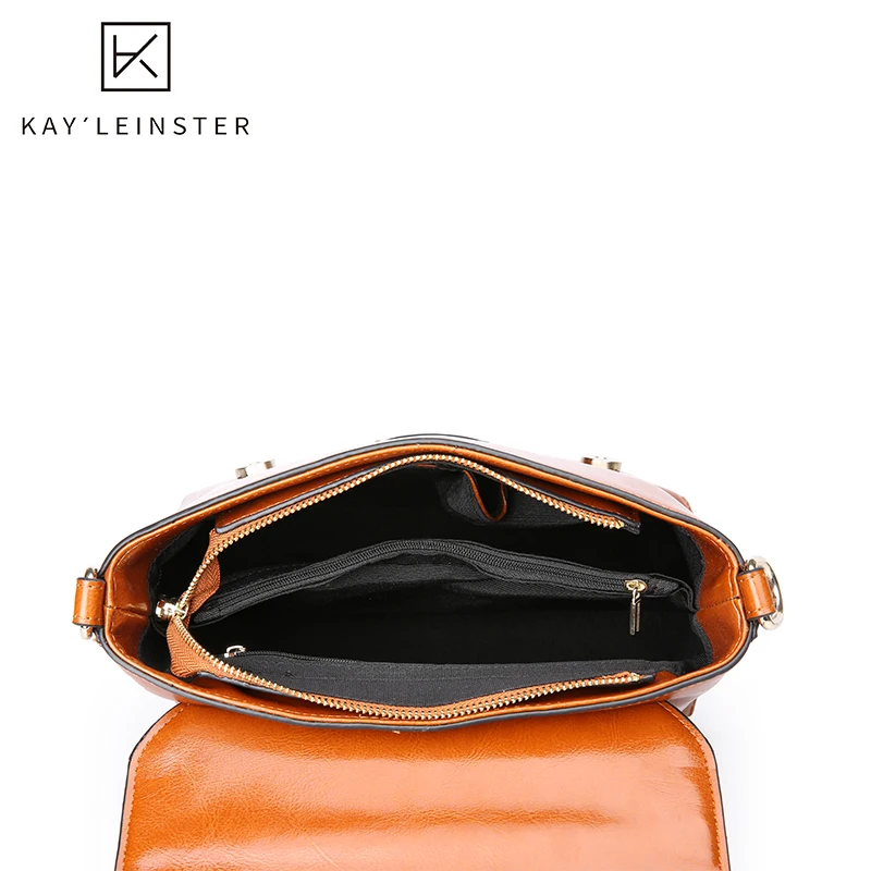

100% Genuine Leather Women Crossbody Bag Elegant Fashion Female Shoulder Bags Solid Classic Luxury Handbag Wild Messenger Purse