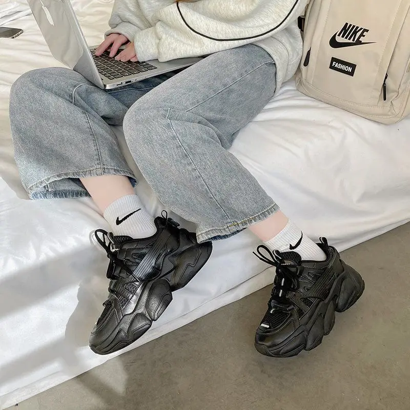 

Spring Korean Sneakers Women Student Fashion Lace-up Sports Shoes White Shoes Woman Shoes Sneakers Footwear