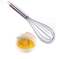 tainless steel hand whisk mixer balloon egg milk beater kitchen cooking tool