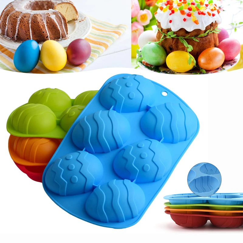 

Высокая 1 упаковка (6 шт.) для фотосъемки Христос воскрес с пасхальными яйцами для выпечки тортов Еда Класс мыло ручной работы силиконовая фо...