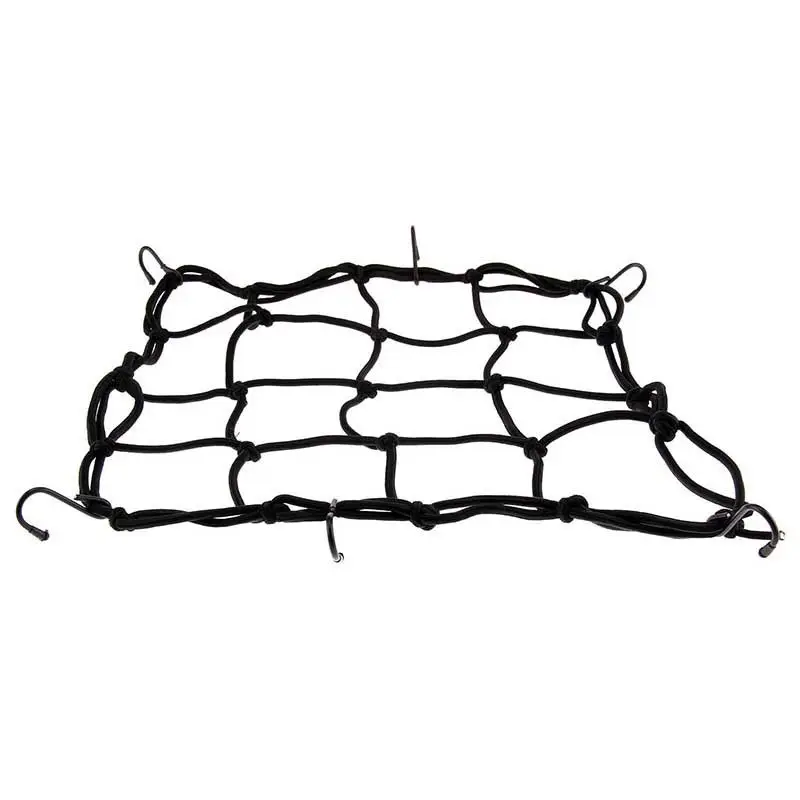 

Top Universal Elastic Cord Motorcycle Bike Cargo Helmet Stuff Net Mesh Black 12"x12" universal for Yamaha Suzuki Haley Honda
