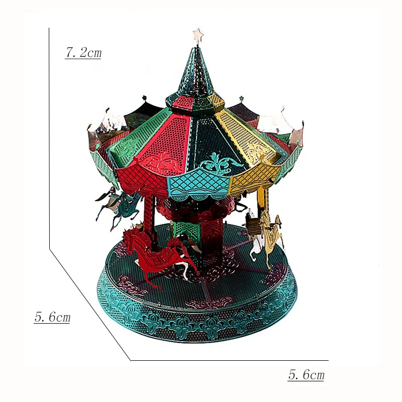 3D золотая головоломка, модель здания Yueyang Tower, развивающие игрушки, сделай сам, лазерная резка, первичная сложная детская игрушка, развивающие игрушки для взрослых, подарки - Цвет: MC048
