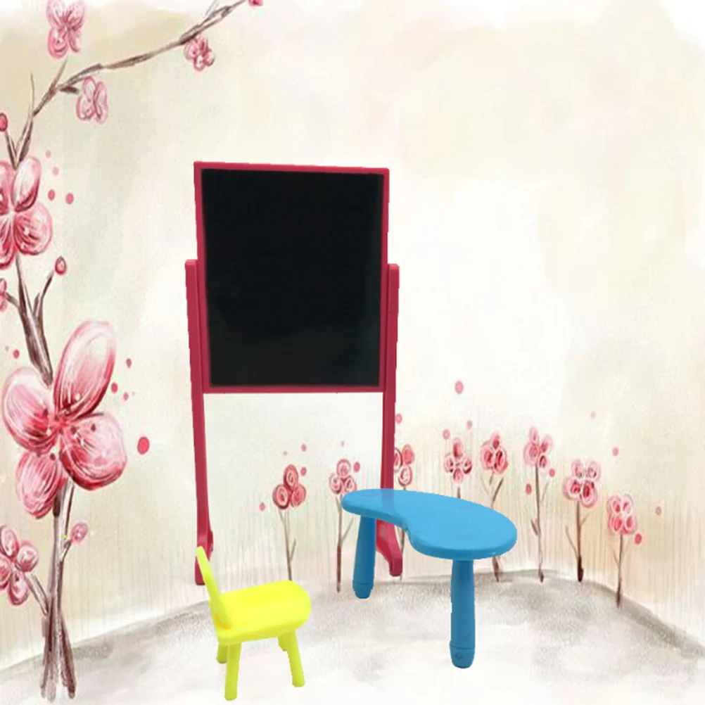 Мода 2018 мебель для классной комнаты столы + стул доска кукольной куклы украшения
