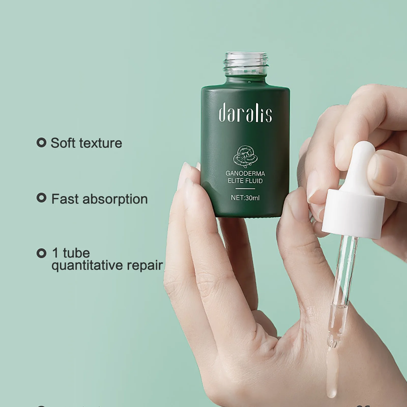 30 мл экстракт Ganoderma Lucidum питает и увлажняет пополнения воды затянуть отбеливающая