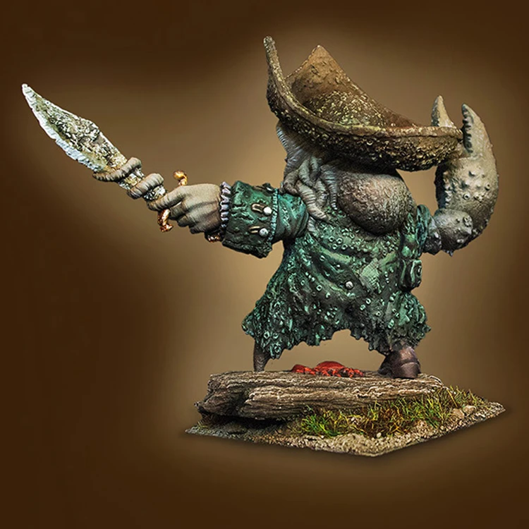 40 мм CAPTAIN DAVY BIG CLAW фигурка модели из смолы GK мифология животных несобранный и
