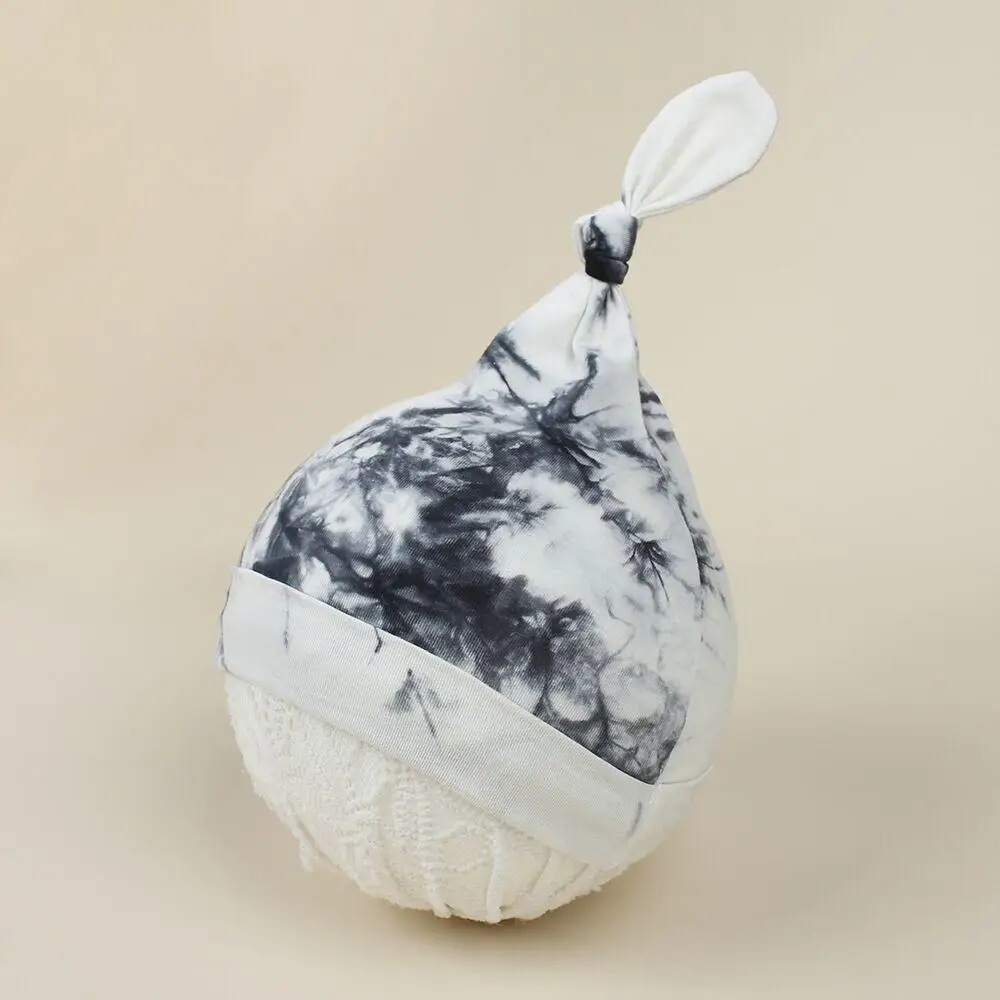 

New Unisex Newborn tie-dyed Baby Boy Girls Cotton Hat Hats Soft Cute infant Beanie Caps