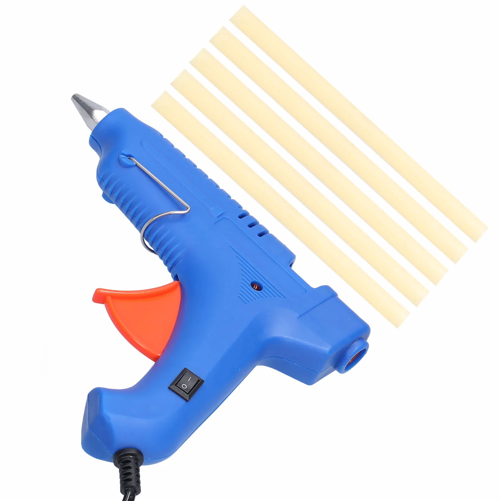 

100W Hot Melt Glue Machine Portable Electric Hot Melt Applicator Glue Extrusion Tool DIY Art Craft Handmade Home Quick Repairs