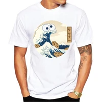 fpace new fashion cookiegana wave men t shirt hipster kanagawa wave printed t shirts short sleeve o neck tops cool tees