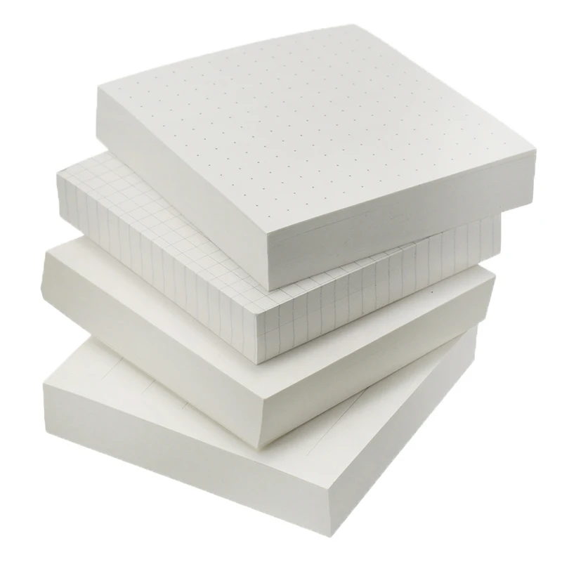 Новинка 2020 милый блокнот для заметок в горошек сетку с карманами Kawaii липкий 73x73 мм