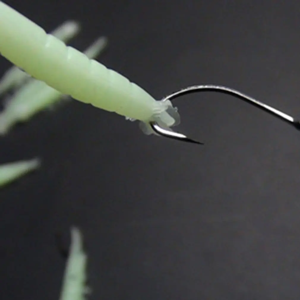 Мини светящаяся травяная креветка щипцы для рыбалки воды 3 см рыболовная