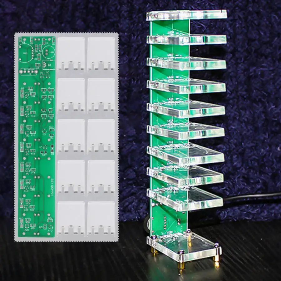 DIY Электронный Кристалл Колонка производство Голосовое управление музыкальный