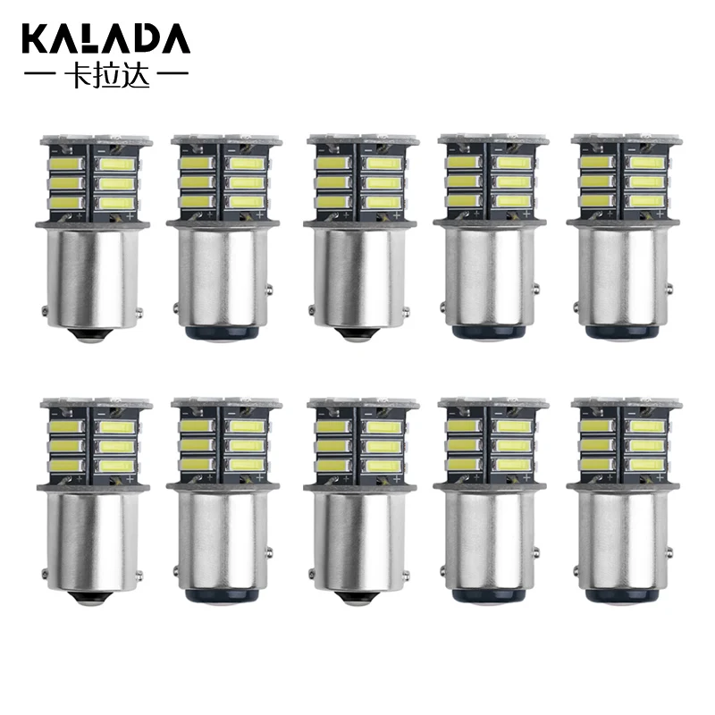 10 шт./лот Высокая яркость 7020smd чисто белая светодиодная лампа для автомобиля 1156