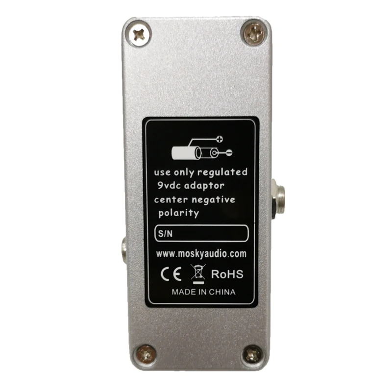 

MOSKYO Mini Electric Guitar Dynamic Compressor Effect Pedal True Bypass Full Metal Shell Guitar Parts & Accessories