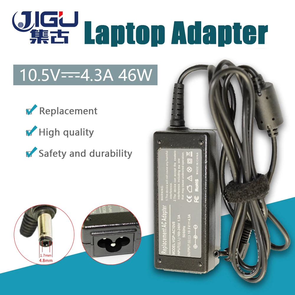 

10.5V 4.3A 46W 4.8*1.7MM Replacement For Sony Universal Notebook Laptop AC Charger Power Adapter