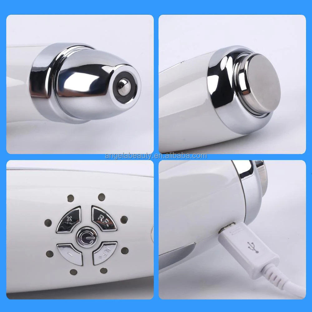 Kopen A0025 Populaire 2 In 1 Ultrasone Mini Eye Massager Pen Oogzorg Ultrasone Rf Machine