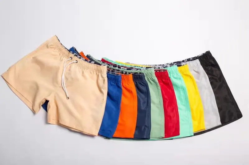 

2021 New Men's Shorts Summer Surfing Pants Men's Beach Pants Men and Women Solid Color Big Pants Summer Beachwear XL