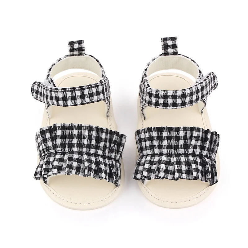 

Baby Girls Bow Knot Sandals Cute Summer Soft Sole Flat Princess Shoes Infant Non-Slip First Walkers