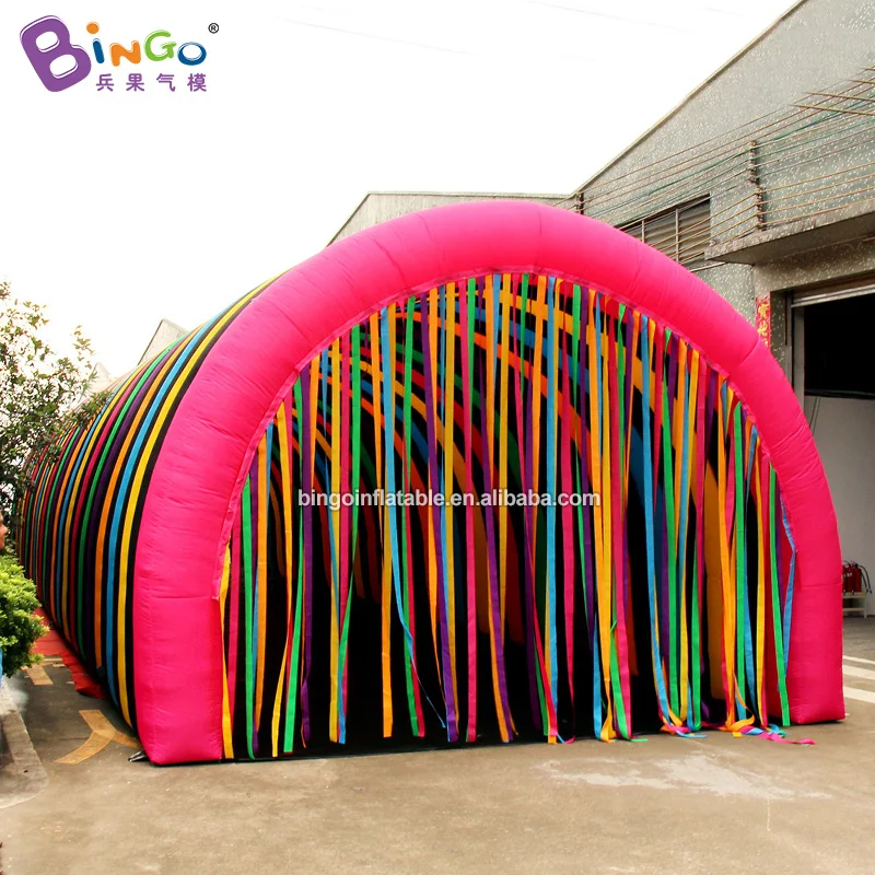 Kaufen Personalisierte 20x 5x 3,5 Meter Aufblasbare Bunte Tunnel Zelt Für Outdoor/Riesen Blow-up Event Kanal-BG-T0242