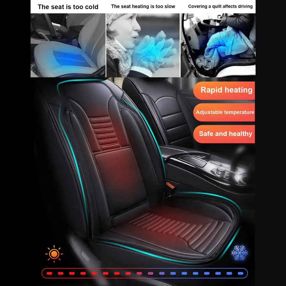 

12V Car Heating Cushion Universal Heater Warmer Pad Household Cover Electric Mat For Winter Cars Cardriver Heated Seat Cushion