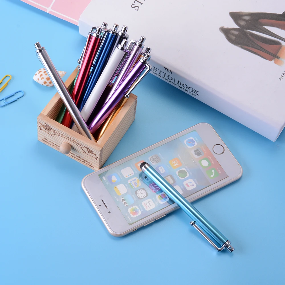 10 цветов на выбор емкостный стилус для сенсорного экрана ручка IPhone 11 сенсорный