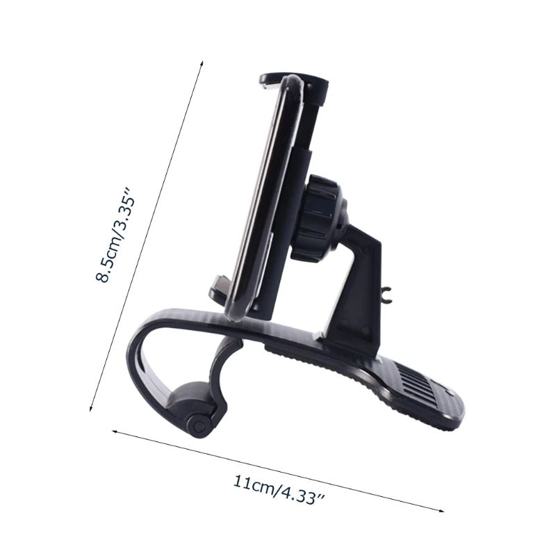 

Car Phone Mount Easy Clamp Safe Driving Hands-Free Universal Dashboard Windshield Air Vent Phone Holder Fit for All T21E