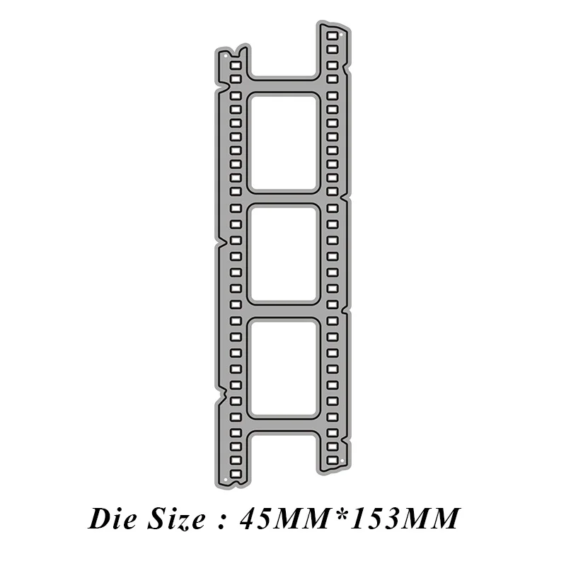 

JMCRAFT Ladder-Shaped Border Background #4 Metal Cutting Dies DIY Scrapbook Handmade Paper Craft Metal Steel Template Dies