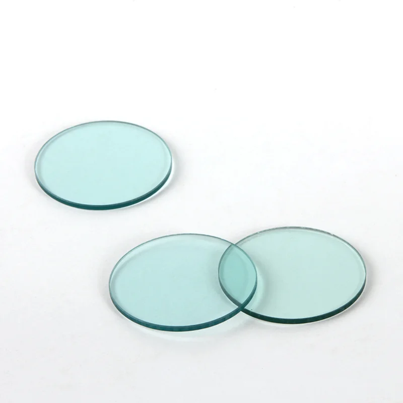 Изолированное стекло диаметром 40x2 мм цветной оптический стеклянный фильтр можно