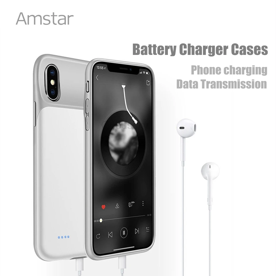 Amstar мягкий клей противоударный чехол для зарядного устройства iPhone 11 Pro Max X XR XS 6 7 8