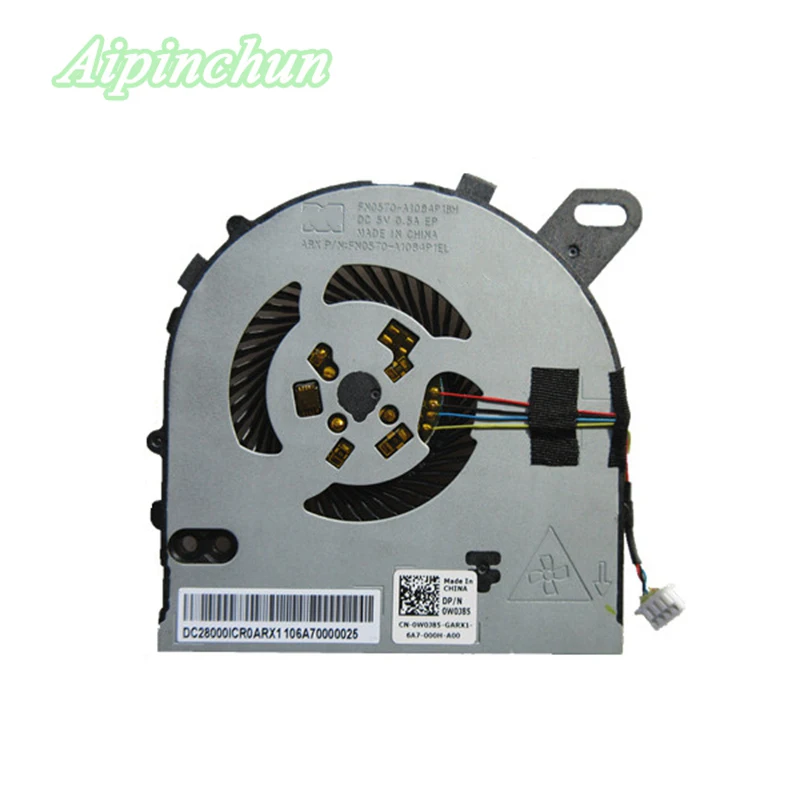 

Кулер для ноутбука DELL inspiron 15, 7560, 15-7560, 15,6 дюйма, 0W0J85, DC028000ICR0