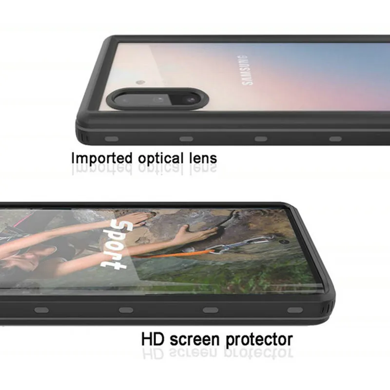 IP68 Водонепроницаемый чехол для samsung Note 10 plus Note 8 9 плавательный чехол водонепроницаемый чехол для samsung Galaxy S10E S8 S9 S10 Plus