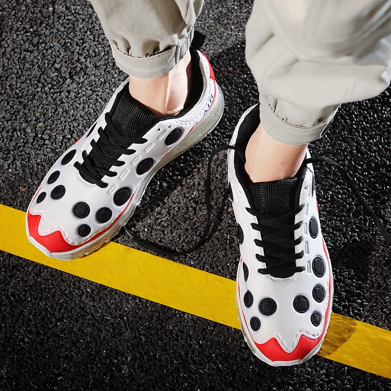 

2020 Autumn Winter Male Sneakers Men's Running Shoe Outdoor Sport Shoes Mens Cushioning Non-slip Mesh Walking Shoes basket femme