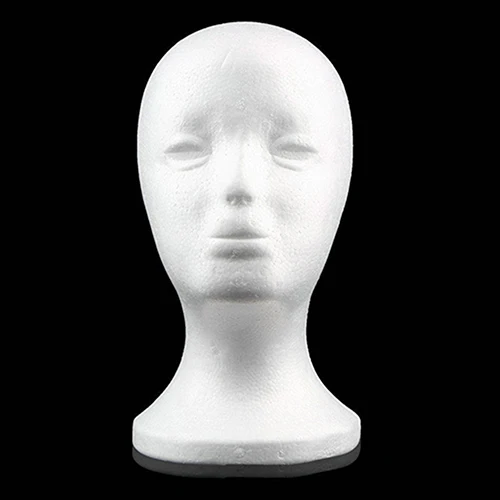 Practical Foam Female Mannequin Head Wigs Glasses Cap Display Holder Stand Model wig head with stand holder Drop Shipping | Красота и