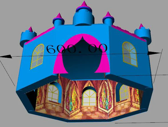 Надувной дворцовый домик палатка новый дизайн Надувная церковь 6x5 м | Игрушки и