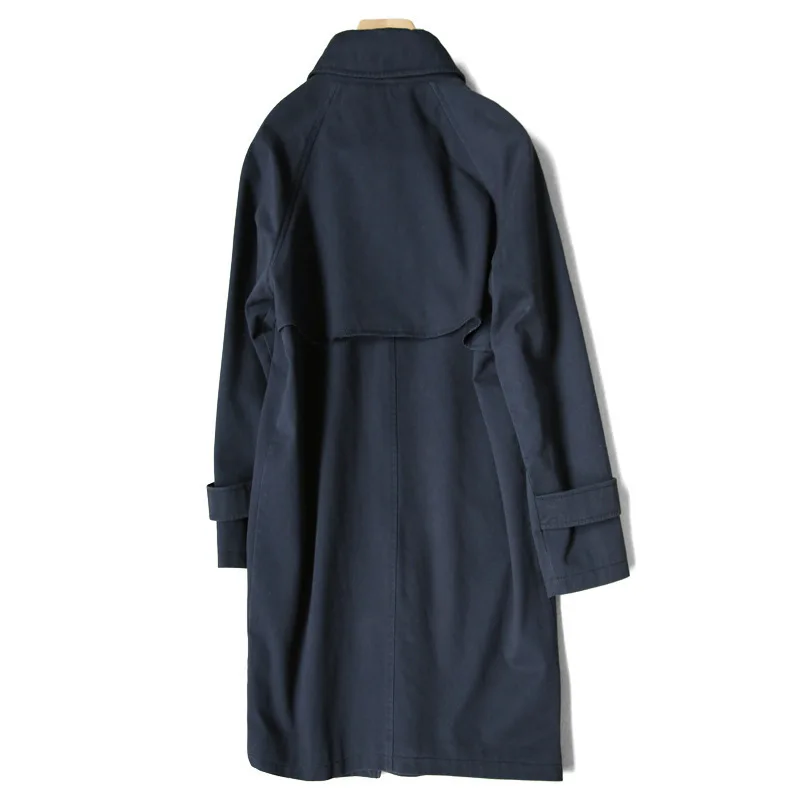 

Cotton Ladies Windbreaker Japanese Casual Mid-length Windbreaker Autumn Coat Female Hong Kong Style 2020 New Women's Clothing
