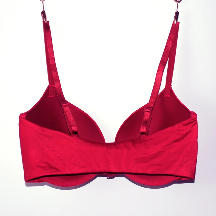 Сексуальный бюстгальтер с большой чашкой и застежкой спереди бесшовный на