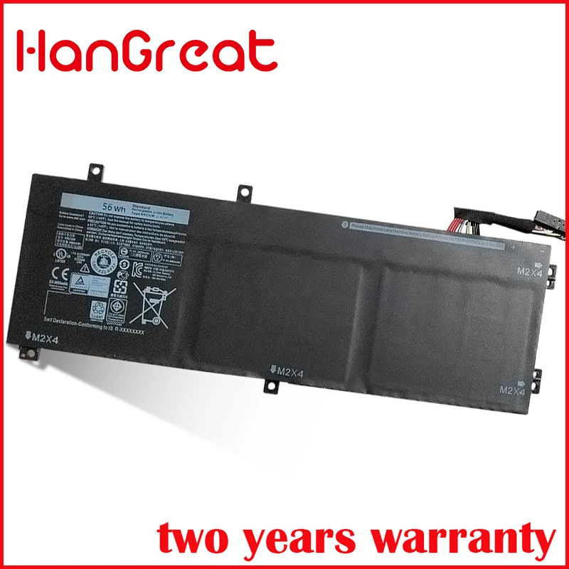 Аккумулятор HanGreat RRCGW 062MJV 62MJV M7R96 4865 мАч для ноутбука DELL Precision XPS 15 9550 5510 + номер