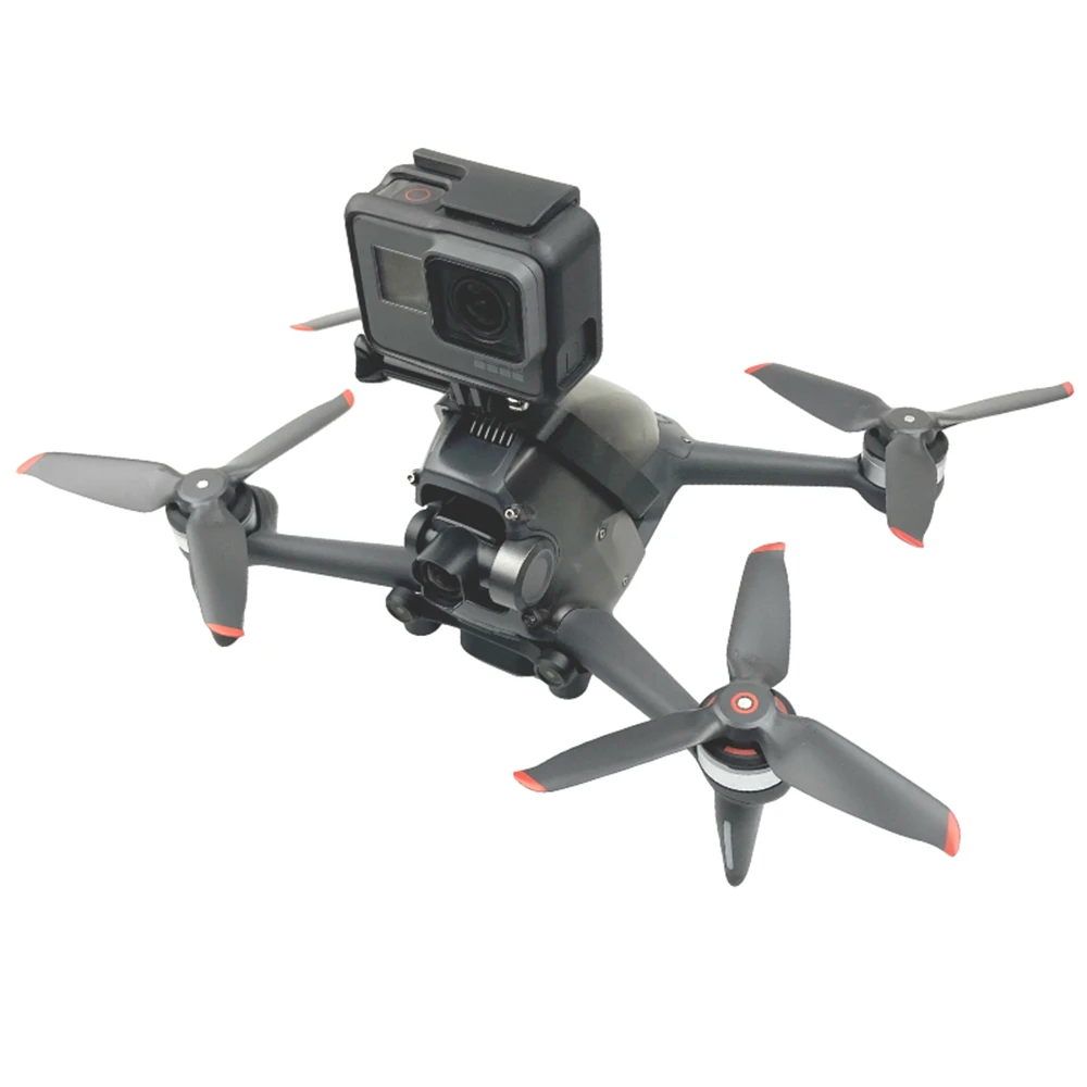 â€‹For DJI FPV Camera Top Expansion Bracket Gopro Hero Sports Action Camera Adapter Mount Clamp Holder For DJI FPV Drone Accessory