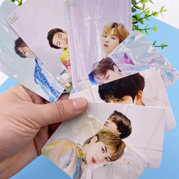 Южнокорейские группы KPOP Bangtan 2020 календарь набор фотокарт ломо постер настенные