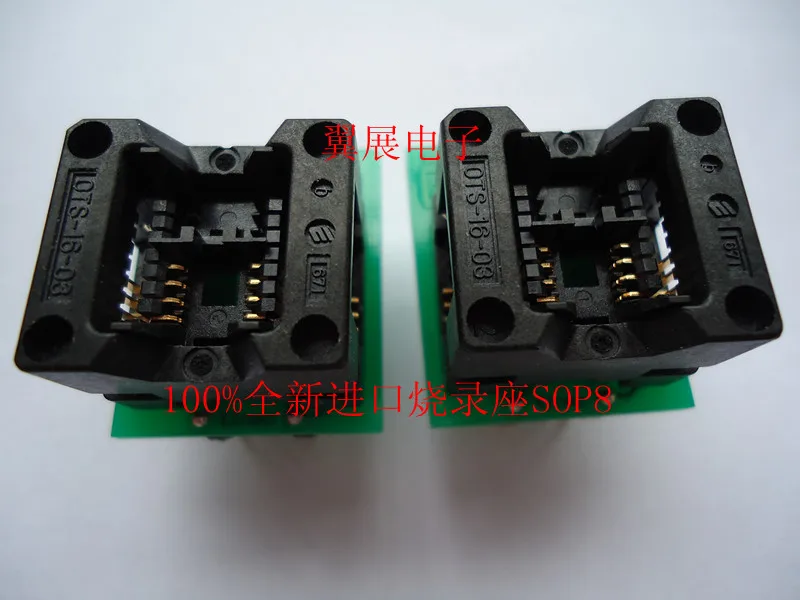 

Imported SOIC8 ZIF 150MIL SOP8 to DIP8 narrow body seat SOIC8