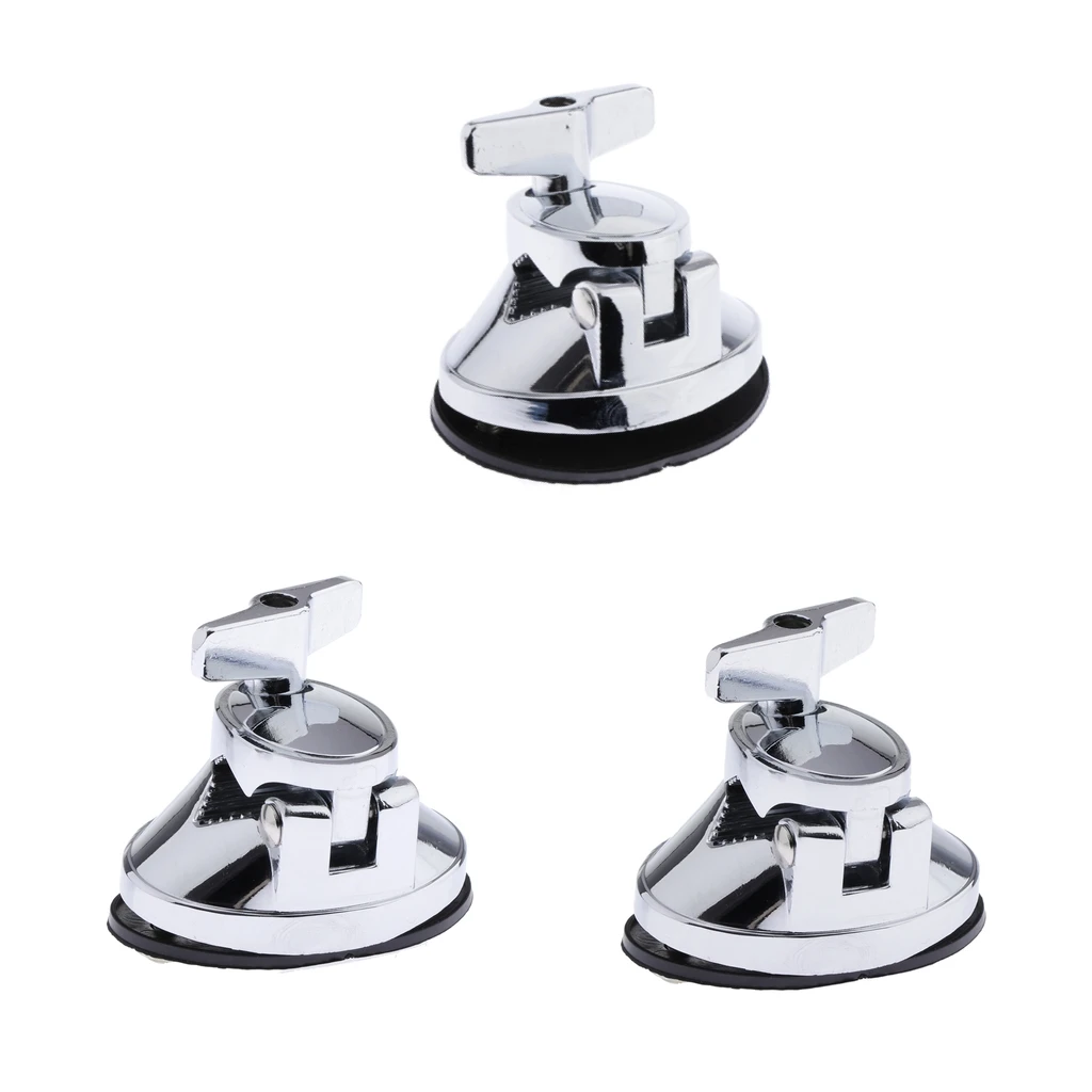 

Pack of 3 Tom Drum Kit Mount Bracket Floor Tom Leg Clamp Holder Instrument Parts