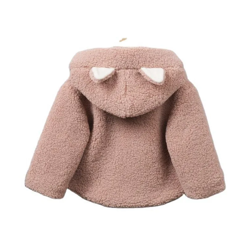 

Autumn Winter Baby Girls Clothes Children Boys Thicken Warm Hooded Jacket Toddler Fashion Cotton Clothing Kids Cartoon Costume